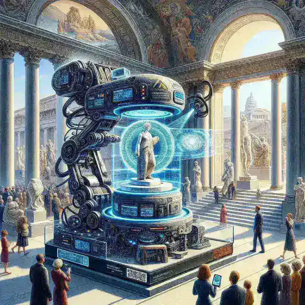 "AI technology showcased at U.S. museum for digital heritage preservation, highlighting Meta's innovative approach to maintaining cultural artifacts."